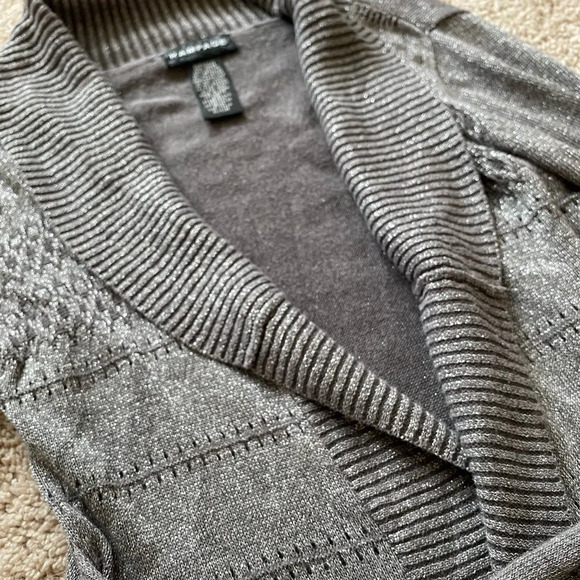 Silver tunic style cardigan - Picture 2 of 2